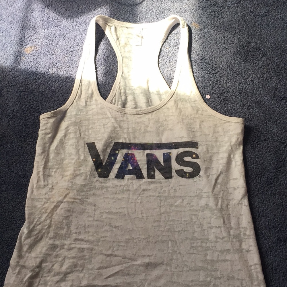 Vans translucent white tank woman’s
